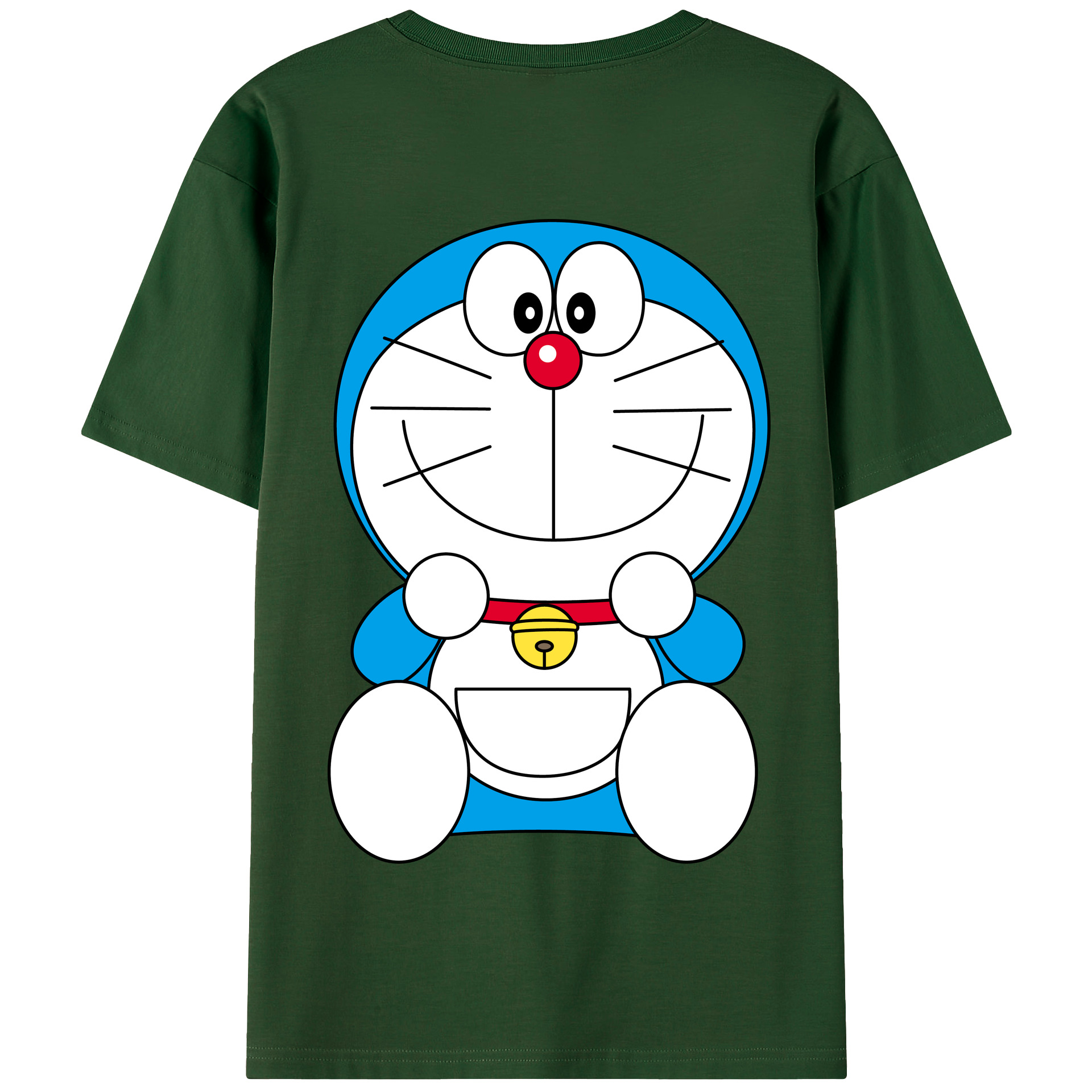 （画像用） ドラえもん Doraemon 綿100％半袖Tシャツ（背面プリント）